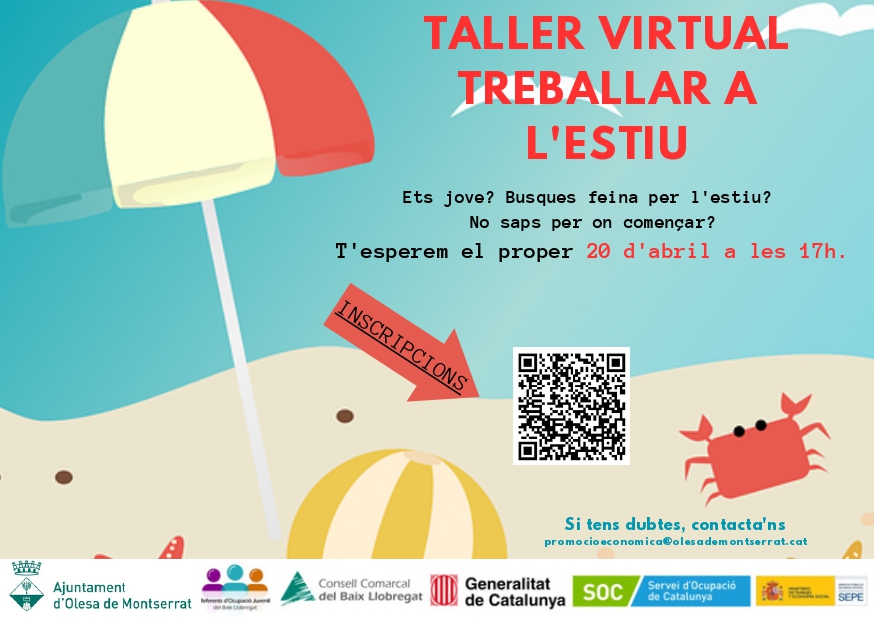 Taller virtual per a treballar a l'estiu