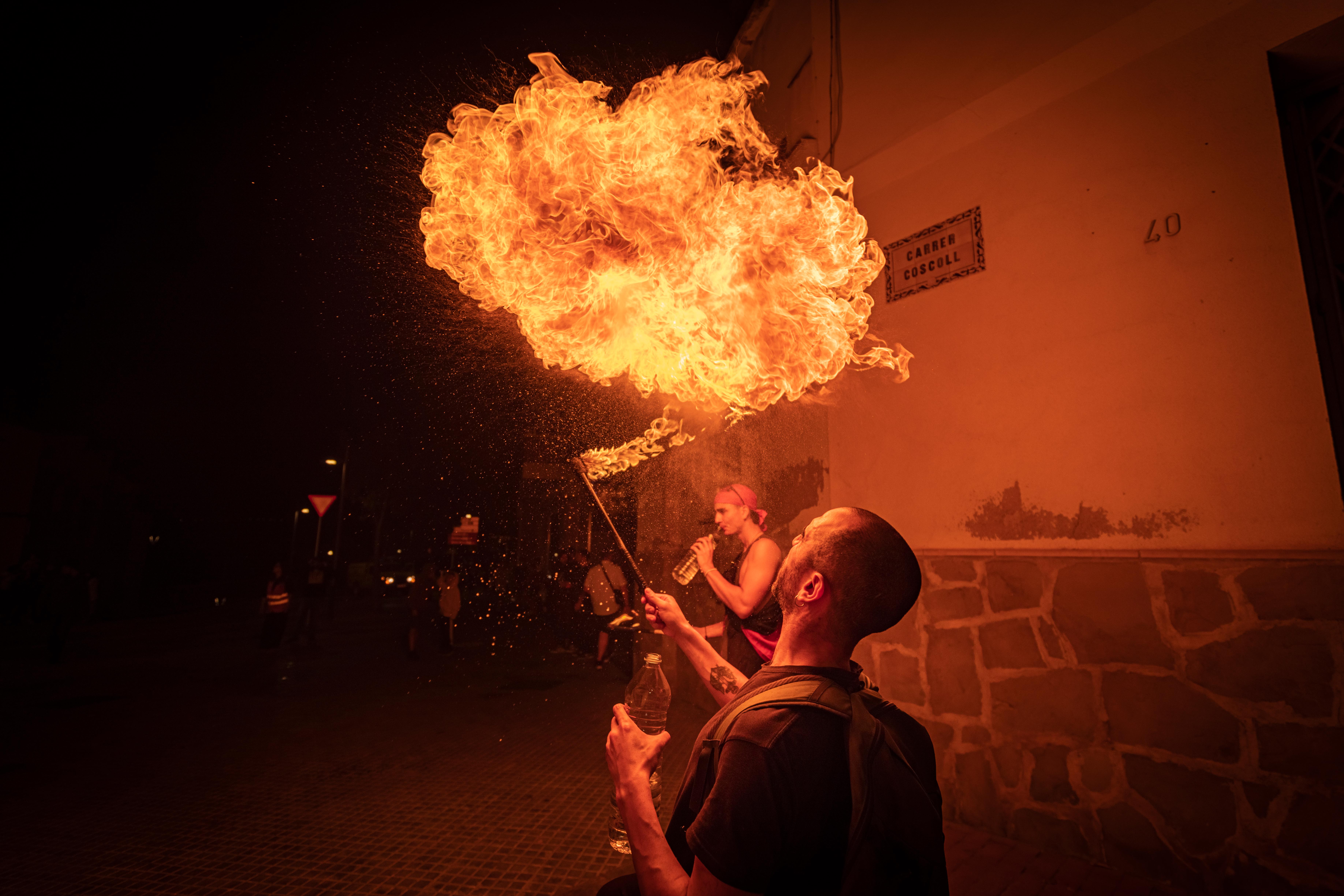 Festes de Santa Oliva 2023. Correfoc