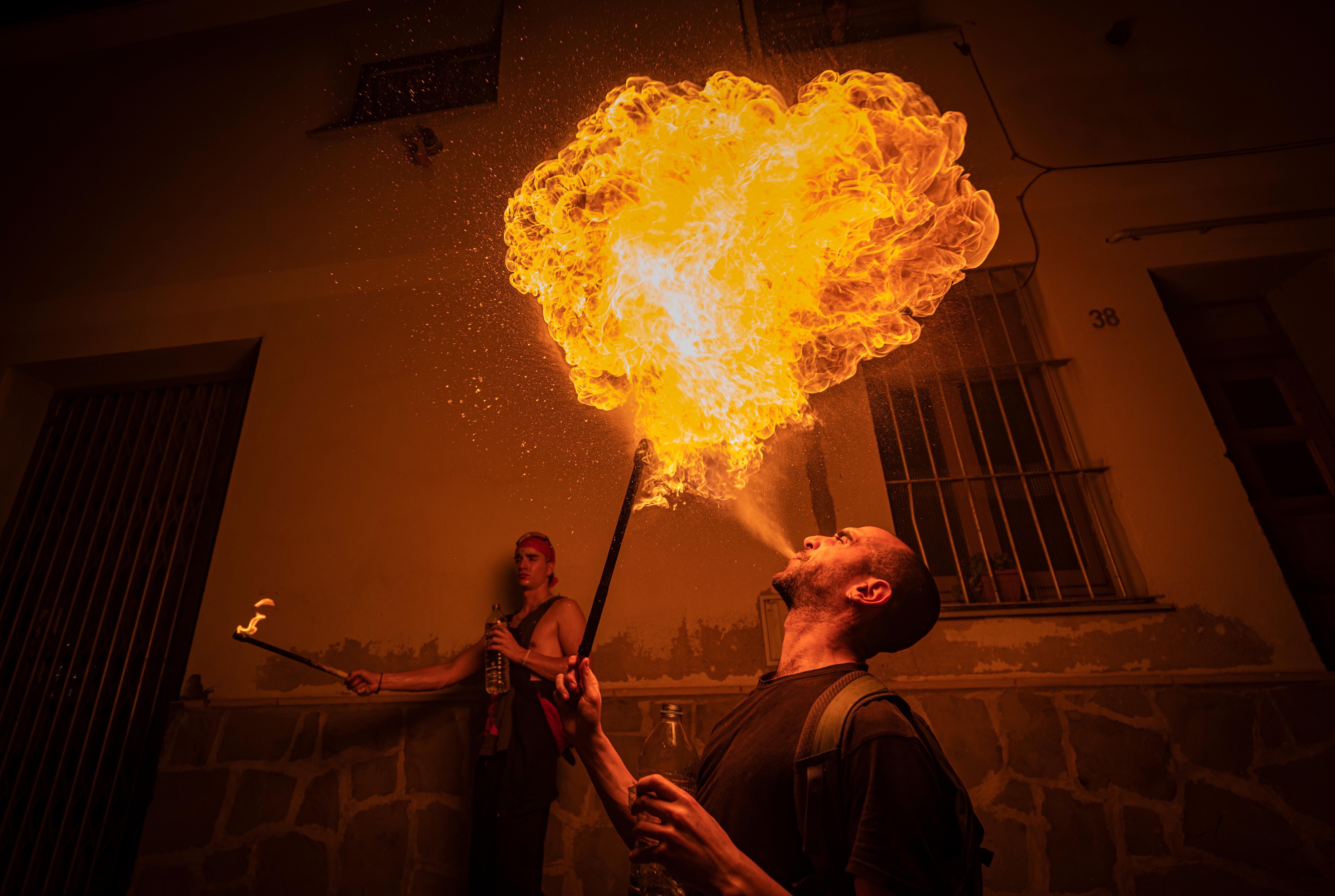 Festes de Santa Oliva 2023. Correfoc