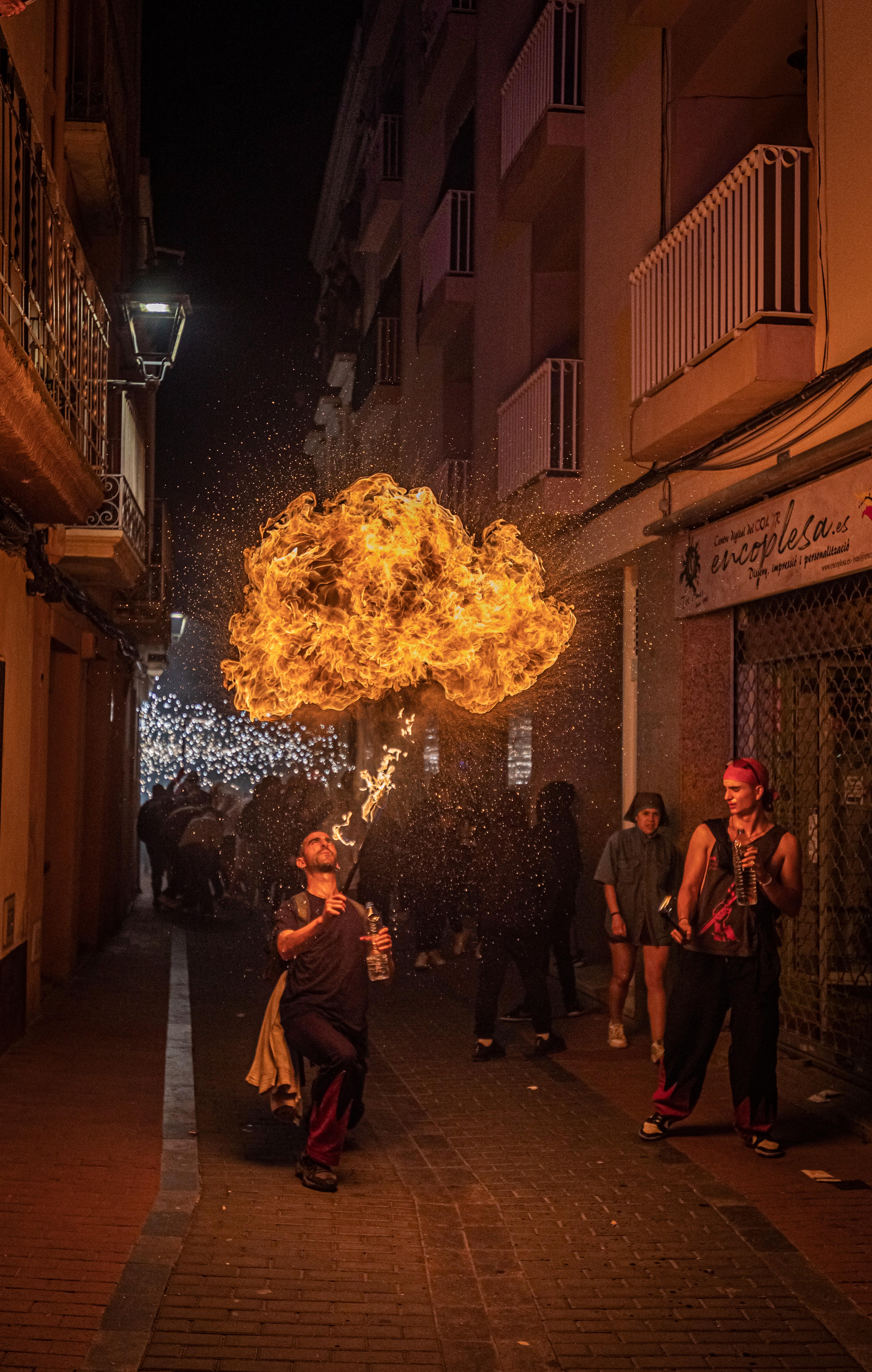 Festes de Santa Oliva 2023. Correfoc