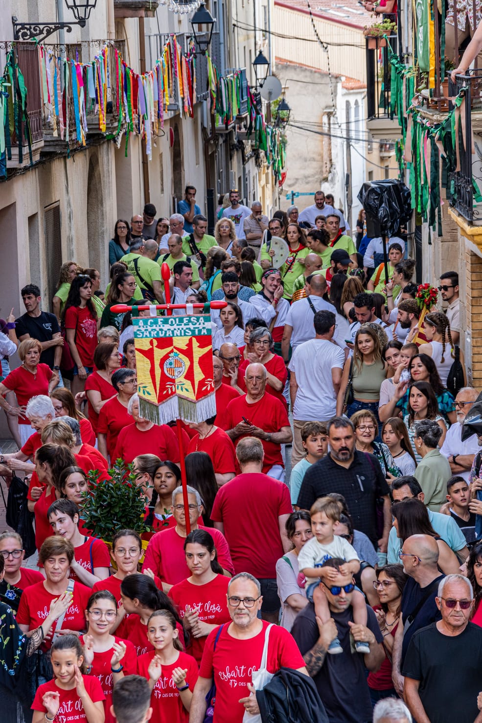 Festes de Santa Oliva 2023. Ofrena floral. 