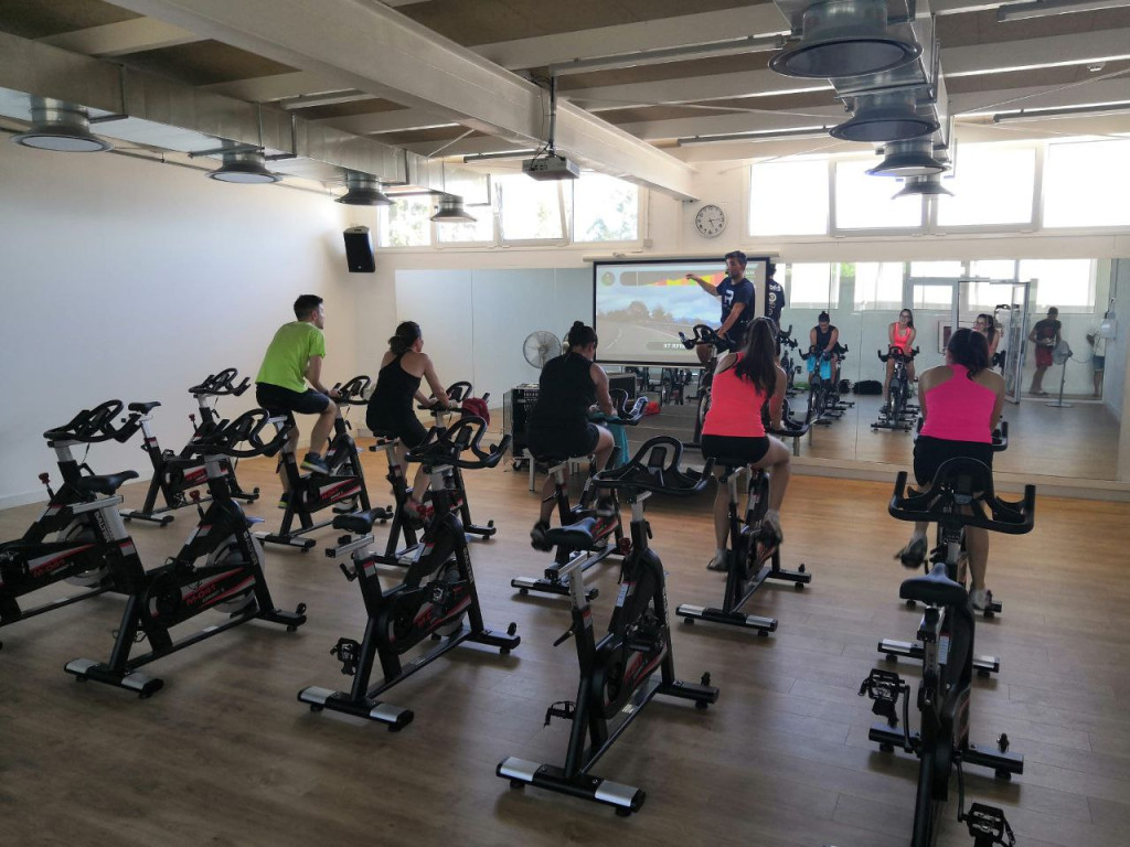 Classe spinning nou gimnàs municipal