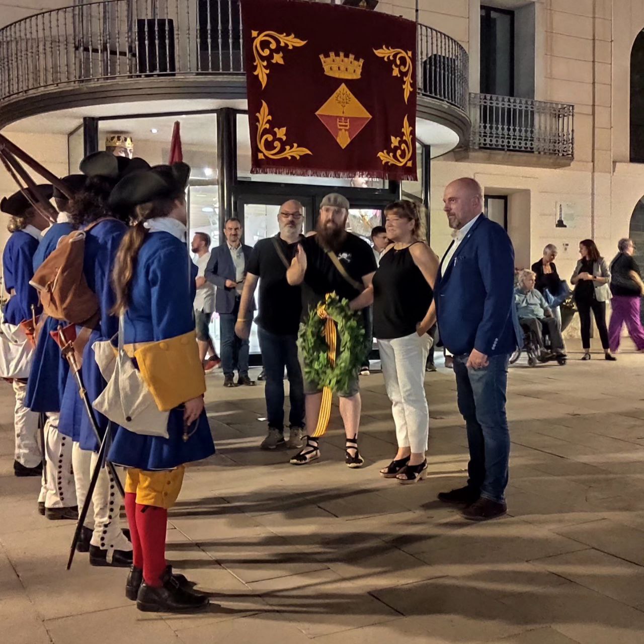 Festa dels Miquelets 2023: acte institucional amb la presència de la consellera de Cultura, Natàlia Garriga.