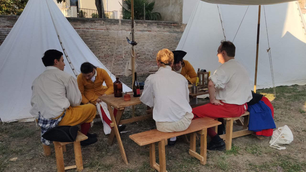 Festa dels Miquelets 2023: campaments al Centre Cultural de Cal Puigjaner.