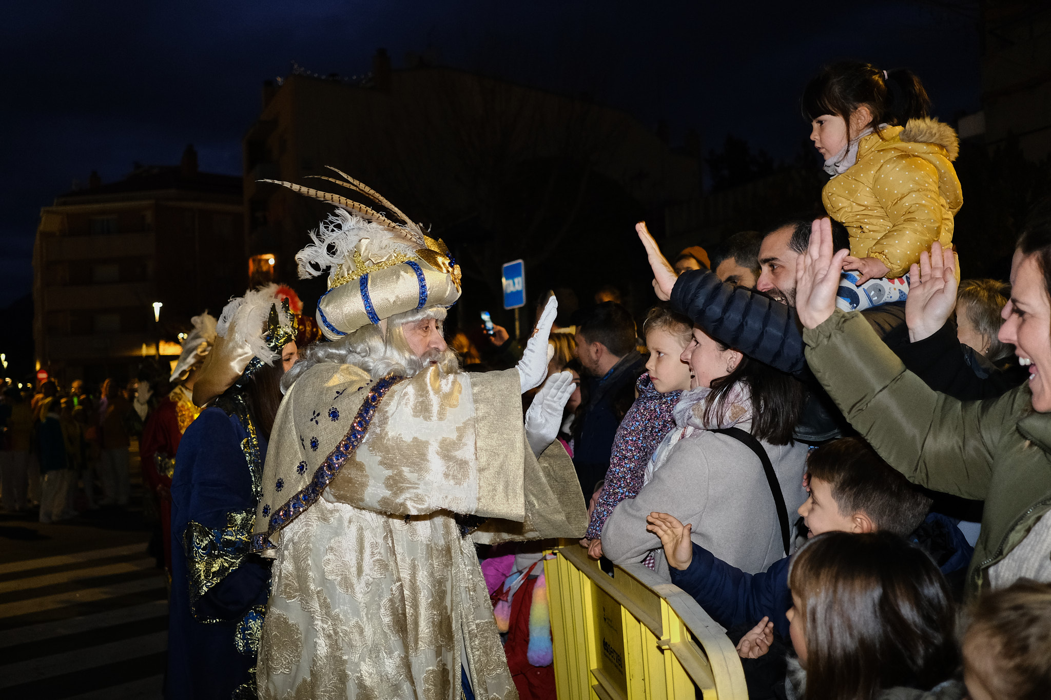 Fotografia de la Cavalcada de Ses Majestats els Reis d'Orient a Olesa el 2024