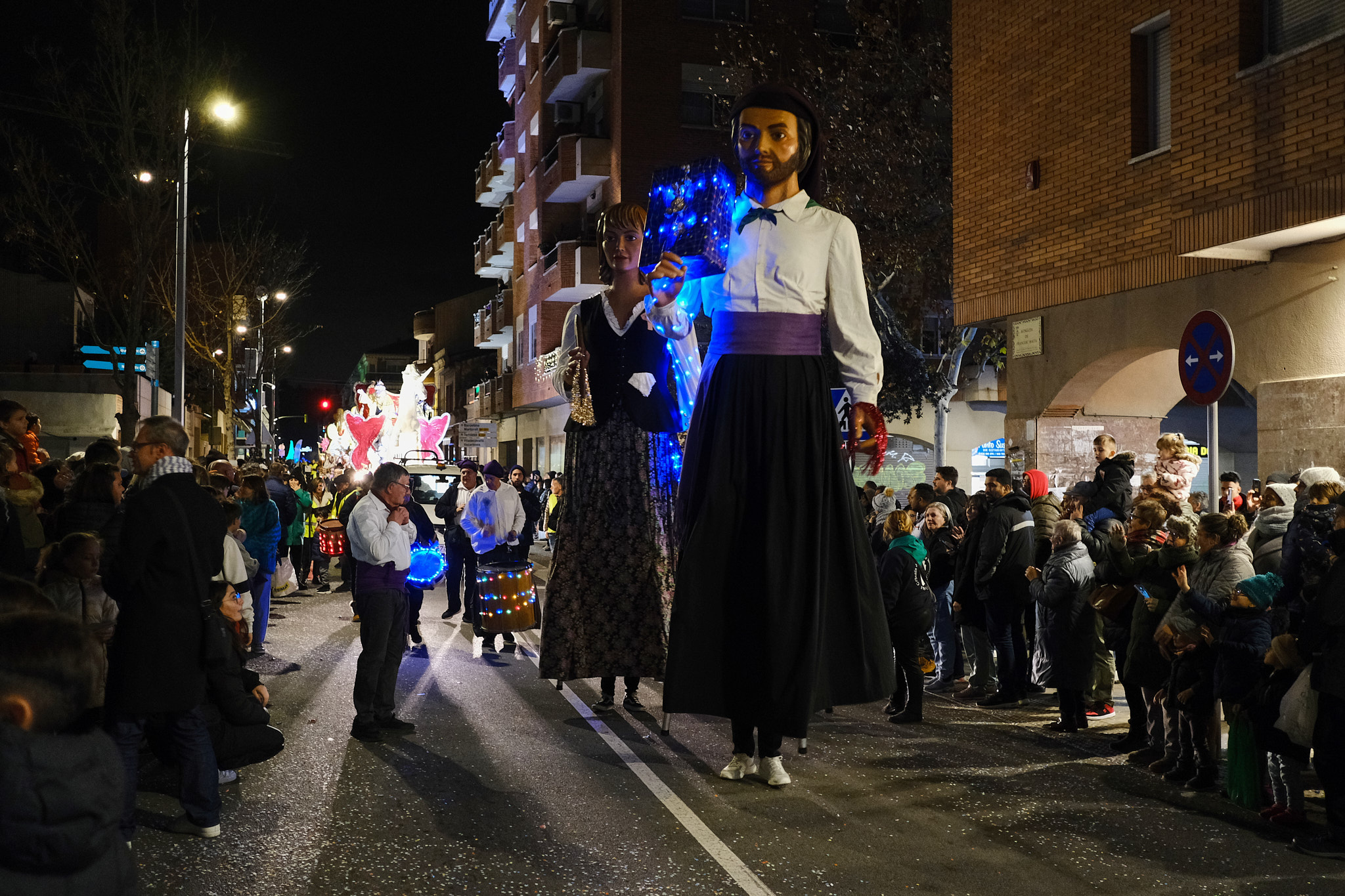 Fotografia de la Cavalcada de Ses Majestats els Reis d'Orient a Olesa el 2024