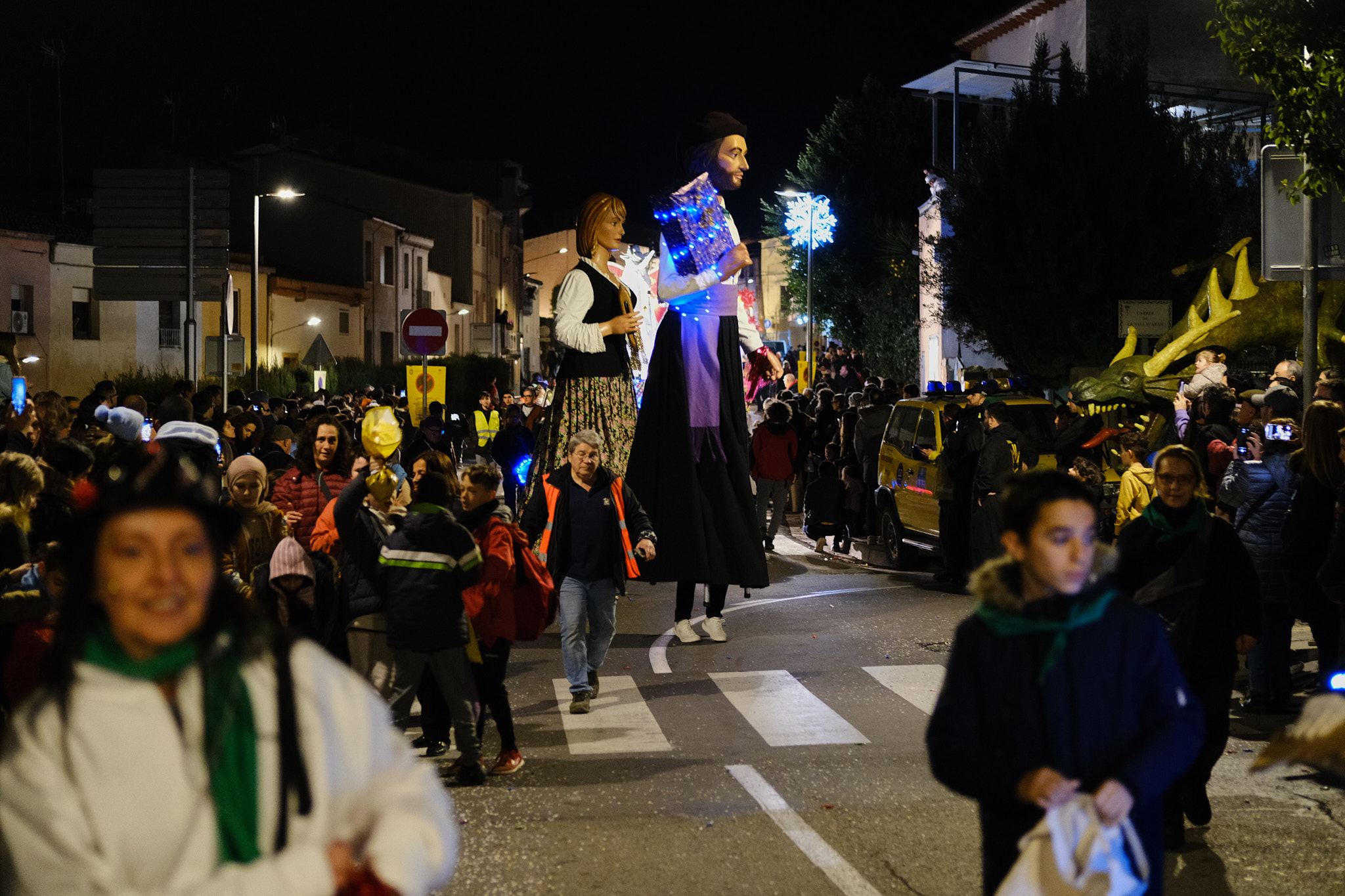 Fotografia de la Cavalcada de Ses Majestats els Reis d'Orient a Olesa el 2024