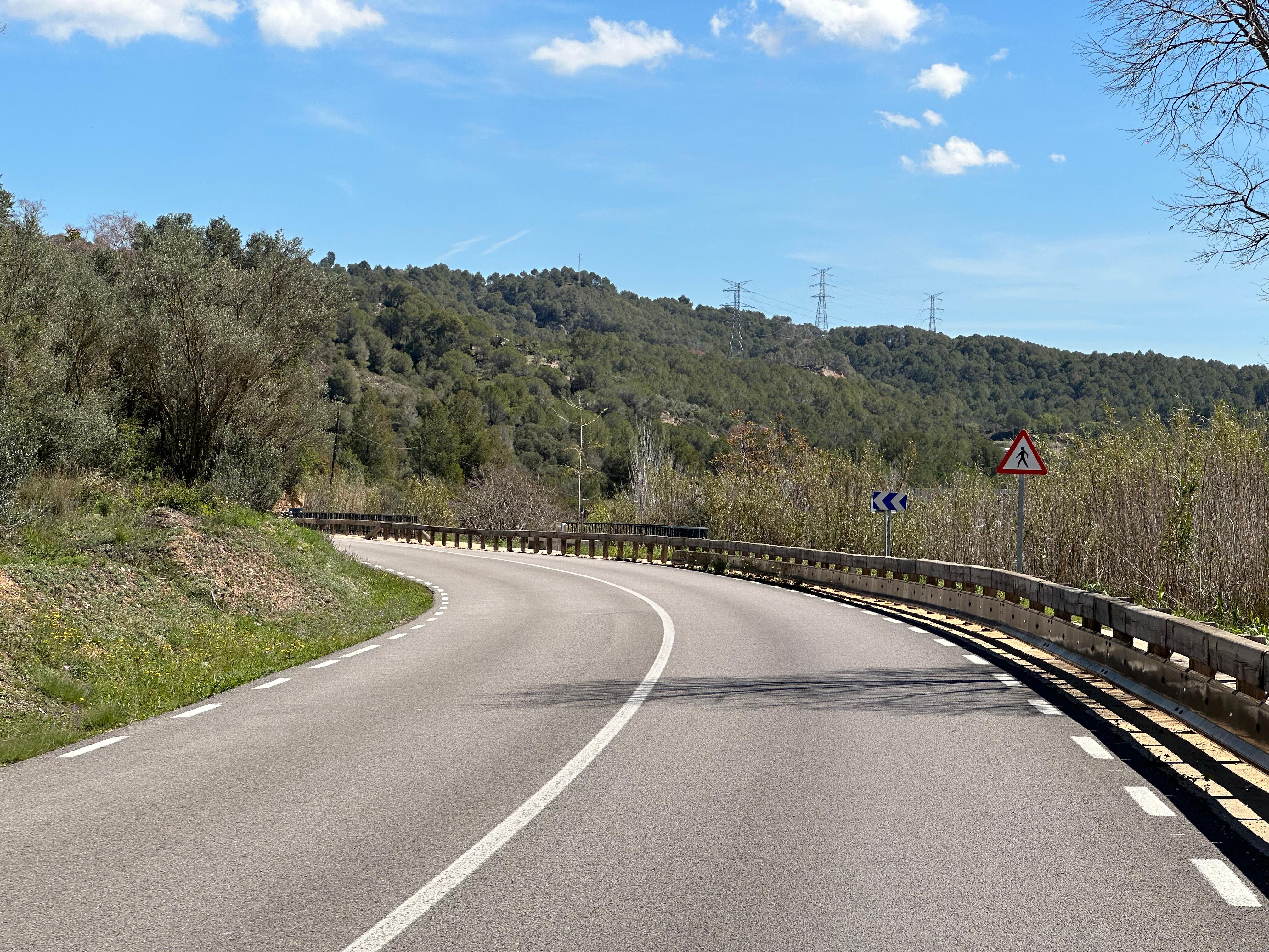 Obres de millora de la carretera de Les Carpes