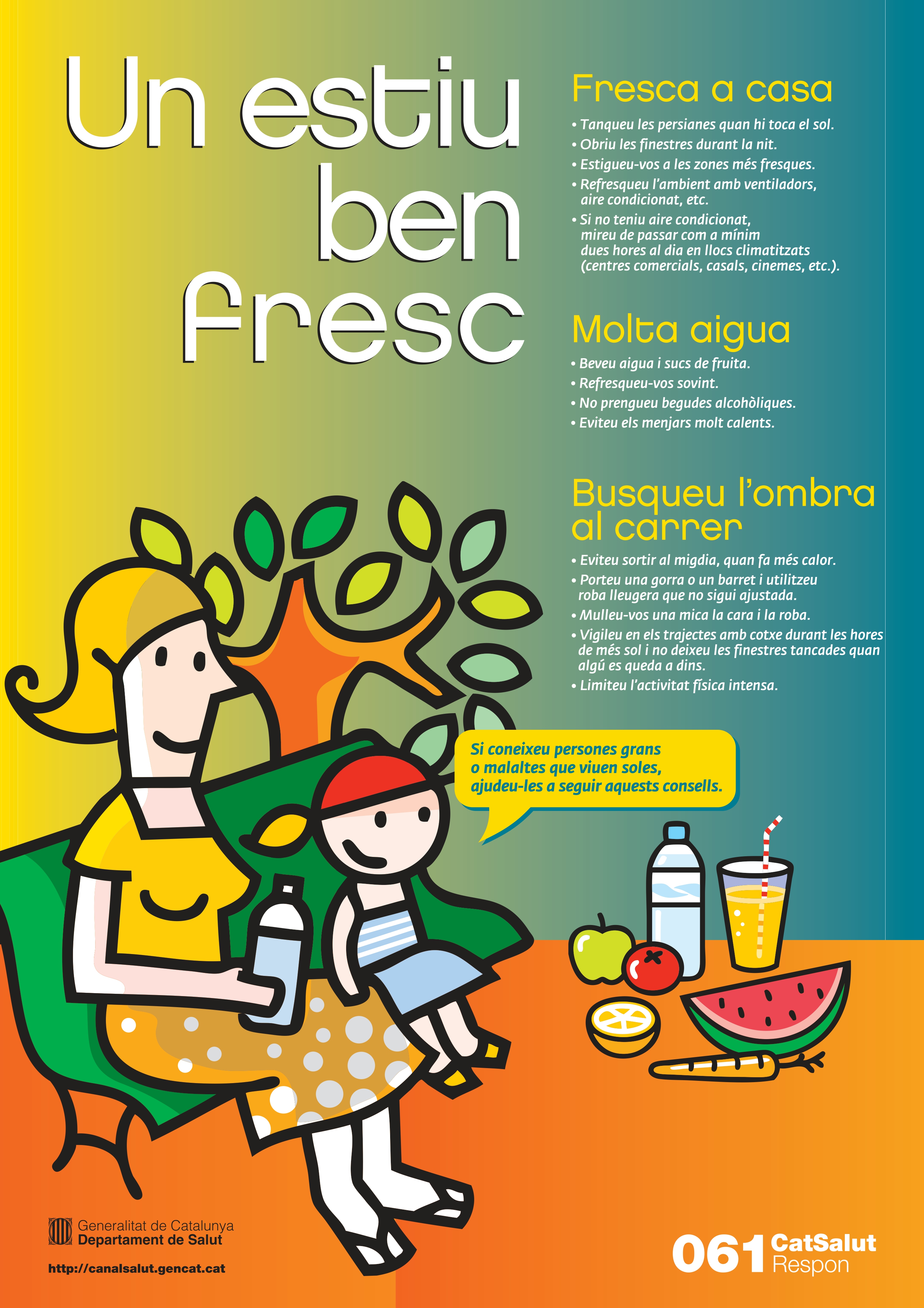 Cartell un estiu ben fresc