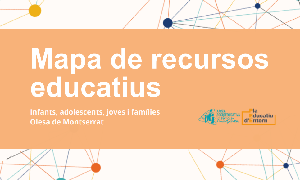 Portada del Mapa de recursos educatius 2024