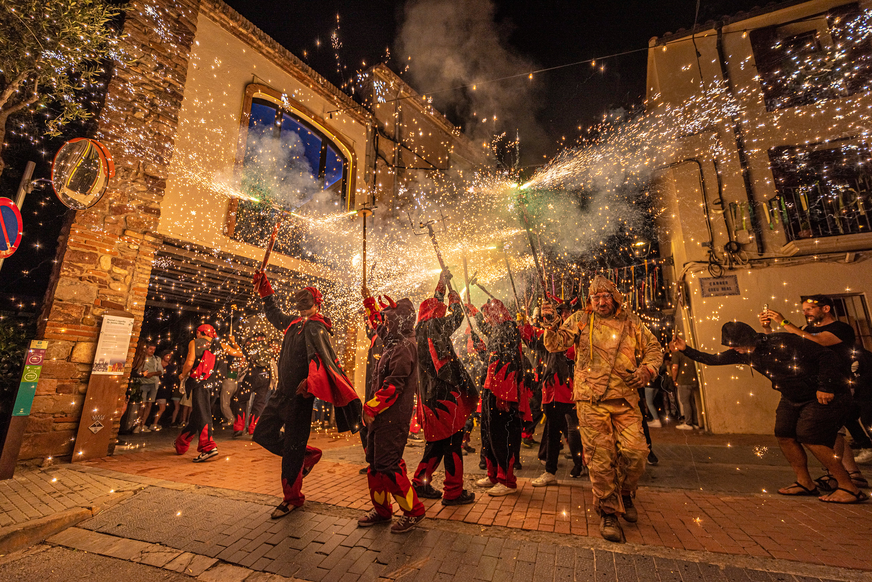 Santa Oliva 2023. Correfoc