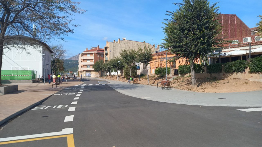 Vista remodelació Plaça Dr. Fleming