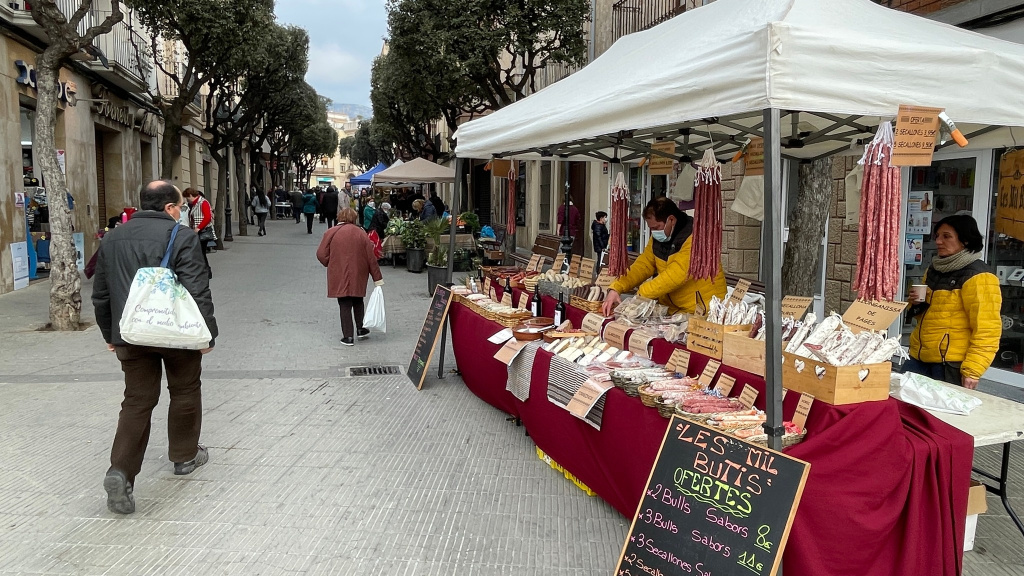 Mercat Ecològic Medieval al carrer dels arbres