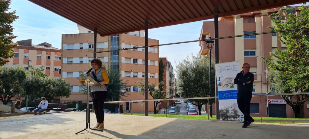 La Regidora de Salut i el Gerent de l'Hospital Sant Joan de Deu