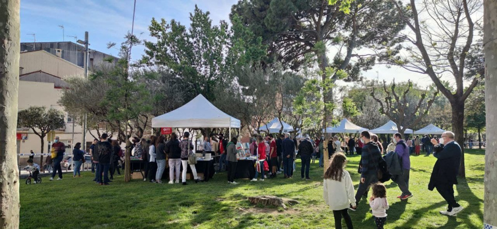 Parades de Sant Jordi al Parc de l'ajuntament.