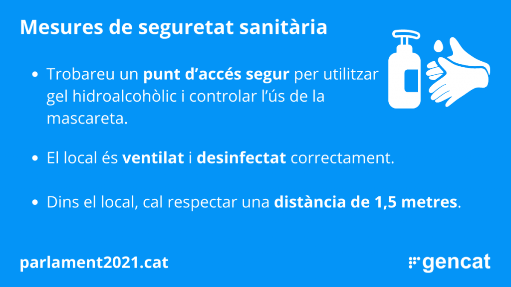 Mesures de seguretat sanitària