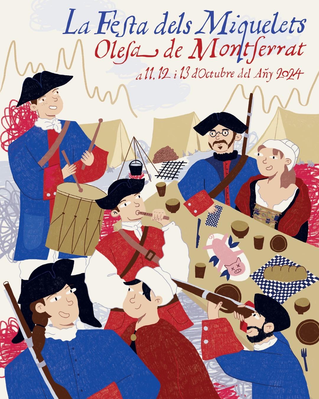 Cartell de la Festa dels Miquelets 2024